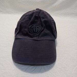 Totto Navy Blue 100% Cotton Adjustable Baseball Cap
